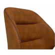 Calico Designs Devonport Stainless Steel Swivel Accent Chair in Antique Copper