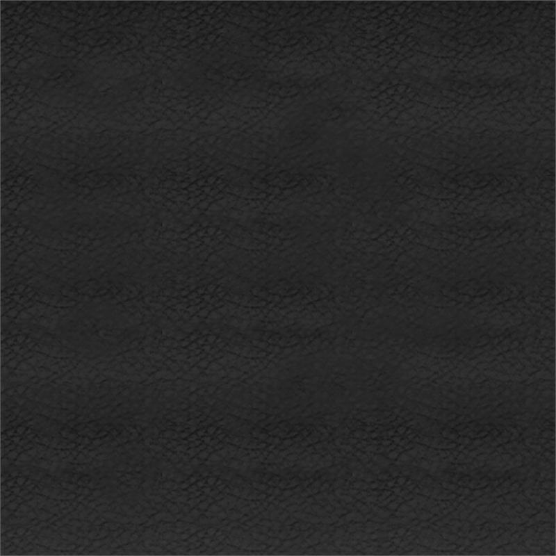 Studio Designs Home Camber Small Metal and Bonded Leather Accent Chair in Black