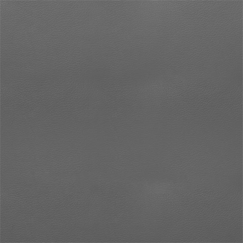 Studio Designs Home Camber Small Metal and Bonded Leather Accent Chair in Gray