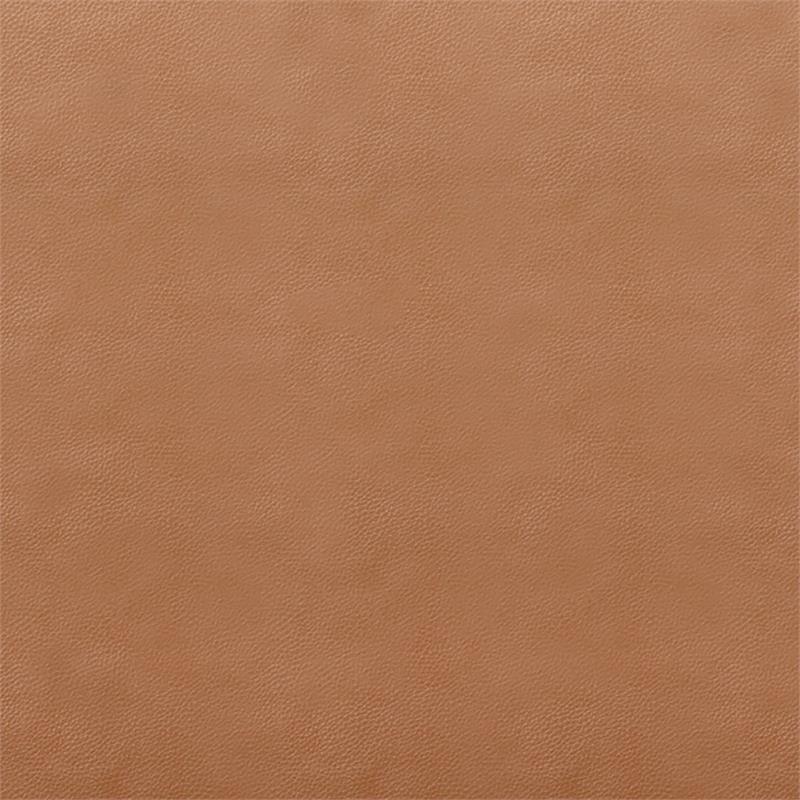 Studio Designs Home Camber Small Metal and Leather Accent Chair in Caramel