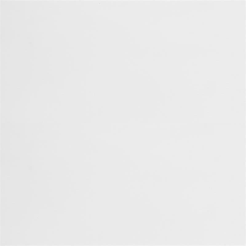 Studio Designs Home Atlas Bonded Leather Accent Arm Chair in White/Chrome
