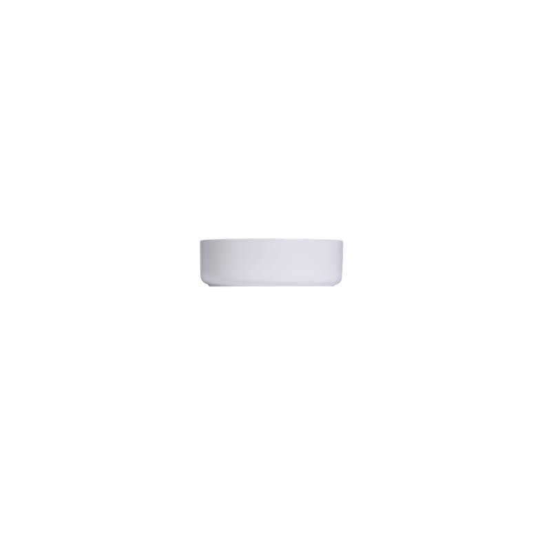 14 x 14 in. Round White Finish Ceramic Vessel Bathroom Vessel Sink