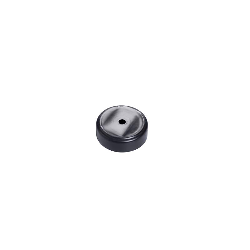 14 x 14 in. Round Black Finish Ceramic Vessel Bathroom Vanity Sink