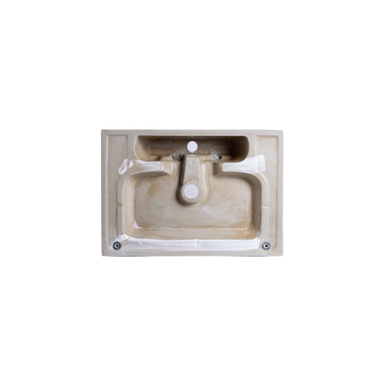 24 x 16.5 in. Rectangular White Ceramic Vessel Bathroom Vessel Sink