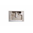24 x 16.5 in. Rectangular White Ceramic Vessel Bathroom Vessel Sink