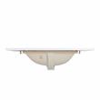 31 in. Composite Stone Vanity Top in White with White Single Basin