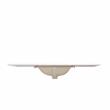 49 in. Composite Stone Single Basin Vanity Top in White with White Basin
