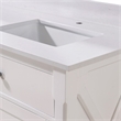 73 in. Composite Stone Double Vanity Top in Jazz White
