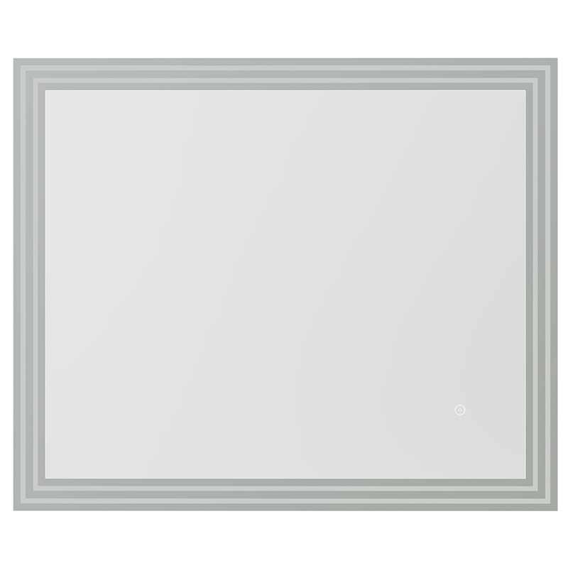 Livorno 36 in Frameless Modern LED Clear Glass Bathroom Vanity Mirror
