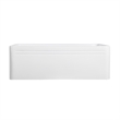 White Ceramic 30 in. Single Bowl Farmhouse Apron Kitchen Sink