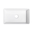 White Ceramic 30 in. Single Bowl Farmhouse Apron Kitchen Sink
