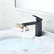Aalst Single Hole Single Handle Bathroom Faucet in Matte Black