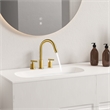 Balen 8. in Widespread 2-Handle Bathroom High-Arc Faucet in Matte Black