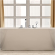 Vikran Triple Handle Deck-Mount Roman Tub Faucet in Chrome with Handshower