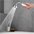 Vikran Triple Handle Deck-Mount Roman Tub Faucet in Chrome with Handshower