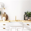 Leonis 17 in. Square White Finish Ceramic Vessel Bathroom Vanity Sink