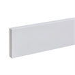 Caorle 84. in Engineered Stone Vanity Top in Snow White with White Sink