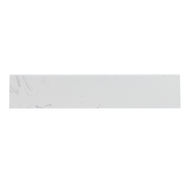 Altair Design 21 in.W Engineered Stone Vanity Sidesplash in Aosta White
