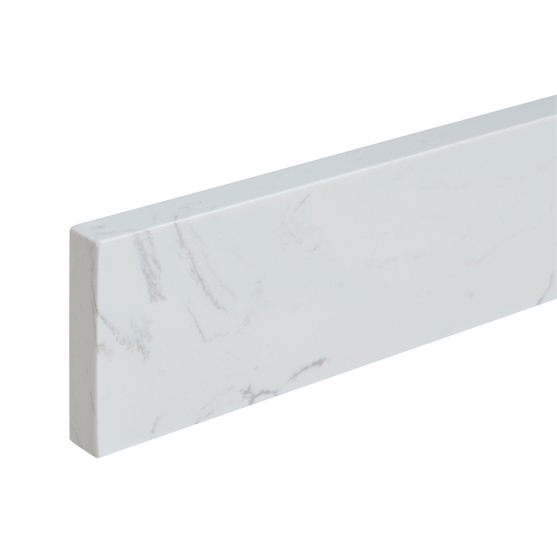 Altair Design 21 in.W Engineered Stone Vanity Sidesplash in Aosta White