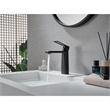 Paula Single Hole Single-Handle Brass Bathroom Faucet in Matte Black