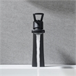 Paula Single Hole Single-Handle Brass Bathroom Faucet in Matte Black