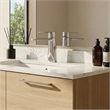 Paula Single Hole Single-Handle Brass Bathroom Faucet in Prolished Chrome