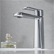 Paula Single Hole Single-Handle Brass Bathroom Faucet in Prolished Chrome
