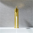 Stila Single Hole Single-Handle Brass Bathroom Faucet in Brushed Gold