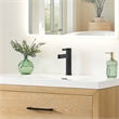 Stila Single Hole Single-Handle Brass Bathroom Faucet in Matte Black