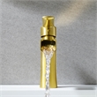 Single Hole Single-Handle Brass Waterfall Bathroom Faucet in Brushed Gold