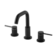 Altair Design 8. in Widespread 2-Handle Brass Bathroom Faucet in Matte Black