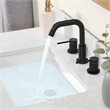 Altair Design 8. in Widespread 2-Handle Brass Bathroom Faucet in Matte Black