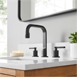 Wishful 8. in Widespread 2-Handle Brass Bathroom Faucet in Matte Black
