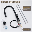 Oribe Single-Handle Kitchen Faucet with Pull Down Sprayer in Matte Black