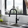 Oribe Single-Handle Kitchen Faucet with Pull Down Sprayer in Matte Black