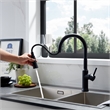 Oribe Single-Handle Kitchen Faucet with Pull Down Sprayer in Matte Black