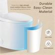 Braila Side-Flush Elongated One-Piece White Ceramic Toilet with ADA Chair Height