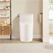 Braila Side-Flush Elongated One-Piece White Ceramic Toilet with ADA Chair Height