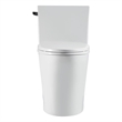 Soroca Side-Flush Elongated One-Piece White Ceramic Toilet with ADA Chair Height