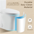Soroca Side-Flush Elongated One-Piece White Ceramic Toilet with ADA Chair Height