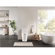Soroca Side-Flush Elongated One-Piece White Ceramic Toilet with ADA Chair Height