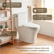 Soroca Side-Flush Elongated One-Piece White Ceramic Toilet with ADA Chair Height