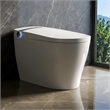 Marcel White Ceramic Smart Toilet with Tankless Flush Bidet Wash Auto Flush