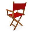 LuXeo Russell Teak Director Chair-Red