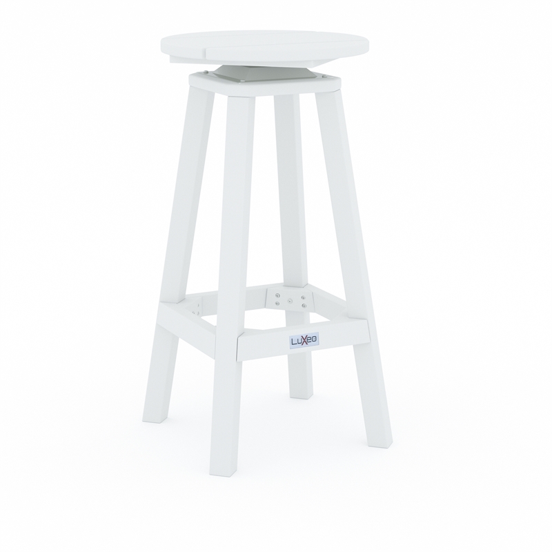Mason-Cabo HDPE White Round Counter Bar-3 Piece