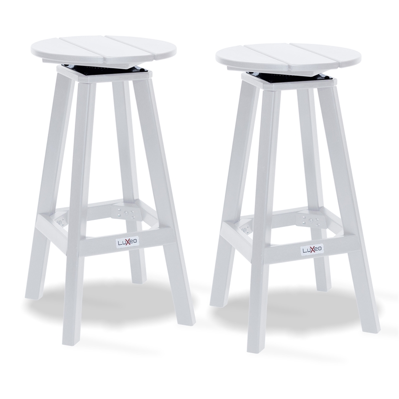 Mason-Cabo HDPE White Round Counter Bar-3 Piece