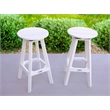 Mason-Cabo HDPE White Round Counter Bar-3 Piece