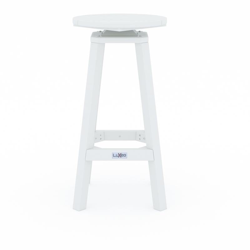Mason-Cabo HDPE White Round Counter Bar-3 Piece