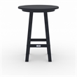 Mason-Cabo HDPE Black Round Counter Bar-3 Piece