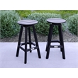 Mason-Cabo HDPE Black Round Counter Bar-3 Piece